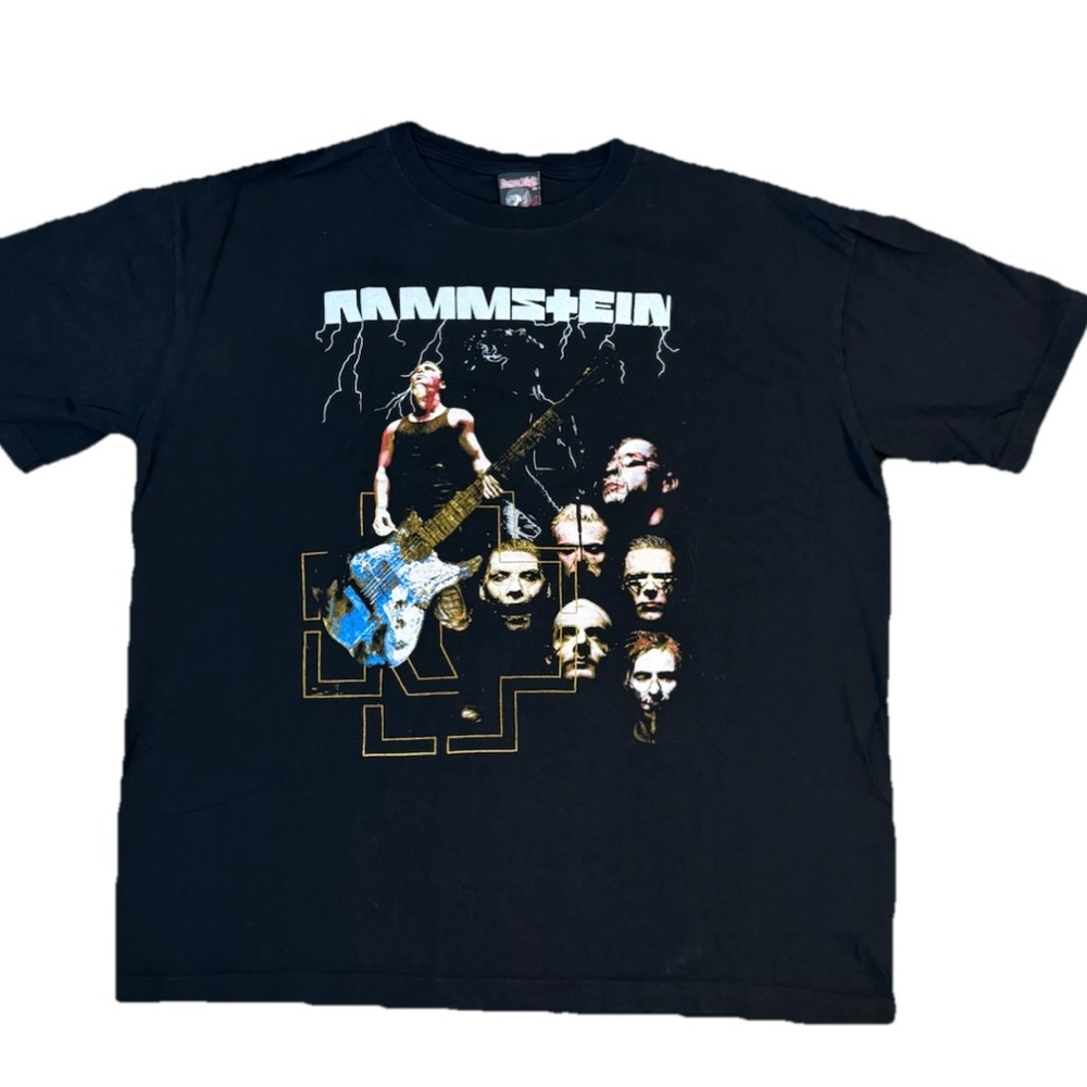 Rammstein Band T Shirt XL Demon‎ Night Graphic Metal Industrial Rare